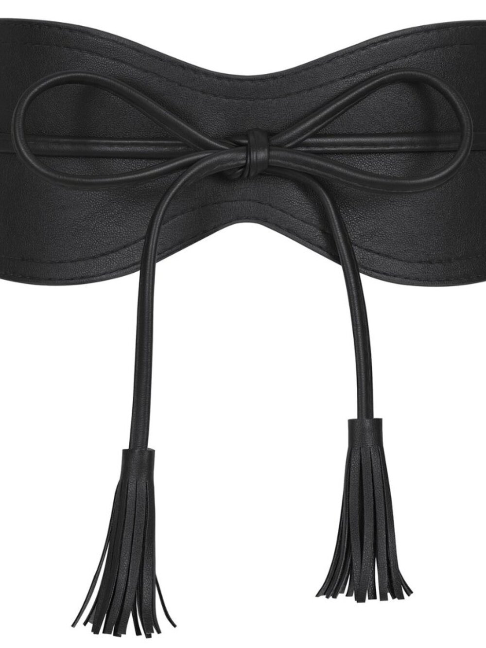 Women's Wide Belt for Dress Fashion Obi Belt with Tassel Tie